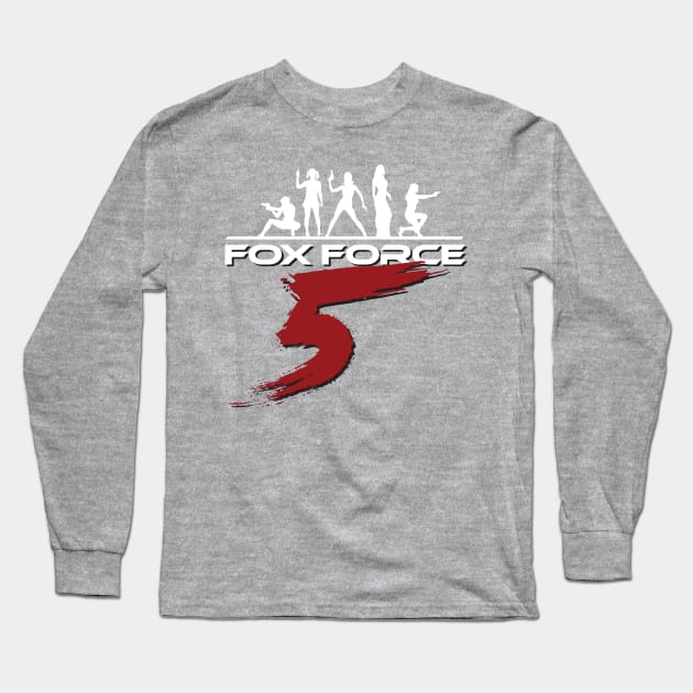 Fox Force Five Long Sleeve T-Shirt by MindsparkCreative